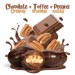 Dark Chocolate Toffee Coated Pecans - It's Delish (photo 3)