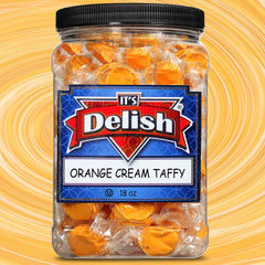 Orange Cream Taffy Chews — Jumbo Jar - It's Delish (photo 3)