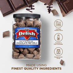 Dark Chocolate Peanut Butter Pretzel Nuggets — Jumbo Bag - It's Delish (photo 5)