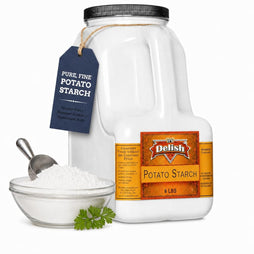 Potato Starch 6 LBS Bulk Restaurant Jug with Handle - It's Delish
