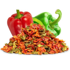 Dehydrated Red & Green Bell Peppers Mix - It's Delish (photo 2)
