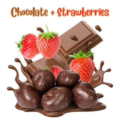 Milk Chocolate Covered Dried Strawberries Jumbo Jar - It's Delish (photo 2)