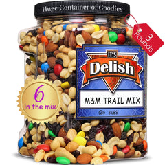 M&M Classic Trail Mix - Jumbo Container - It's Delish