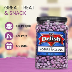 Purple Yogurt-Covered Raisins — Jumbo Jar - It's Delish (photo 5)