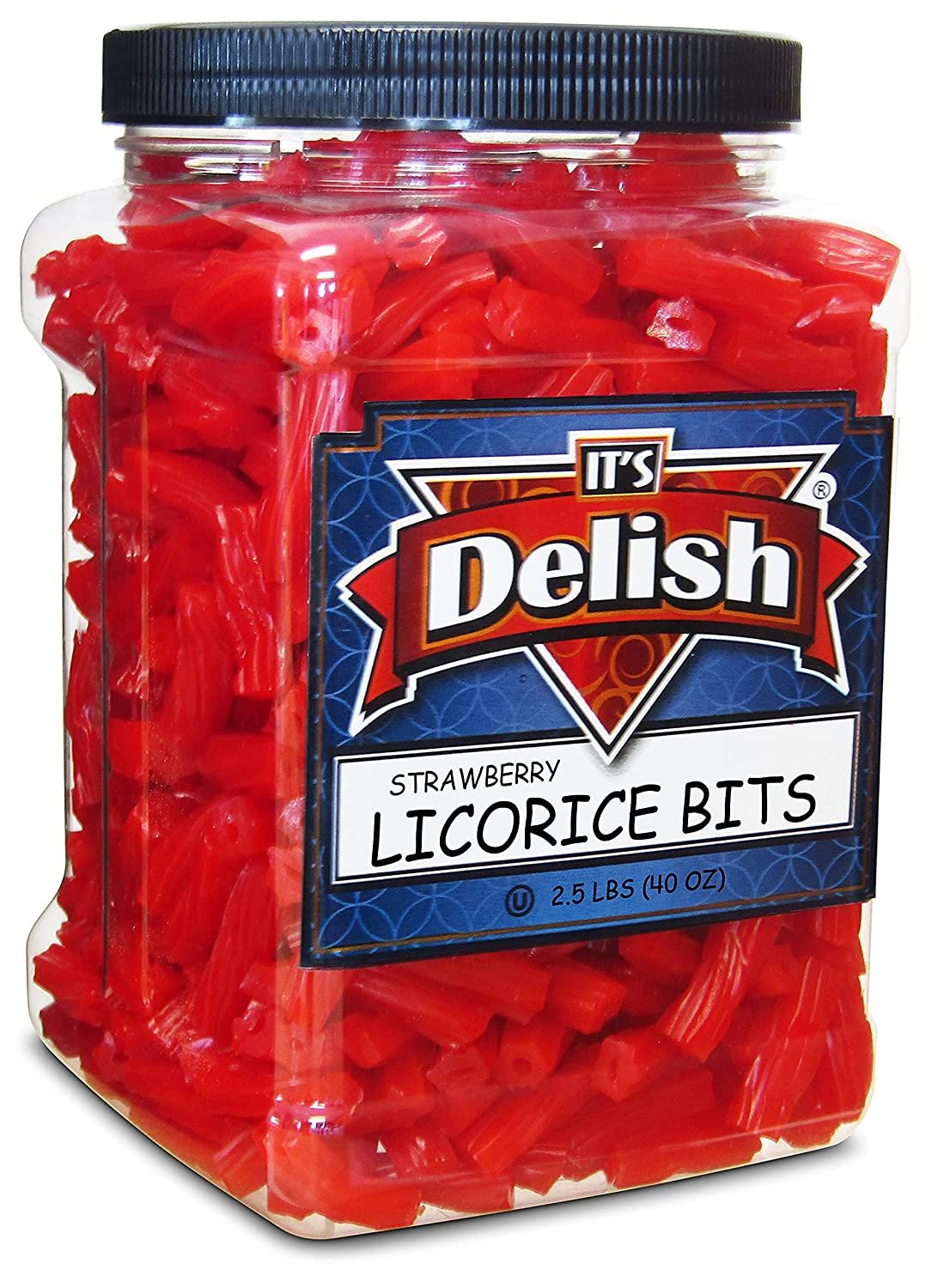 Strawberry Licorice Bits — Jumbo Jar - It's Delish