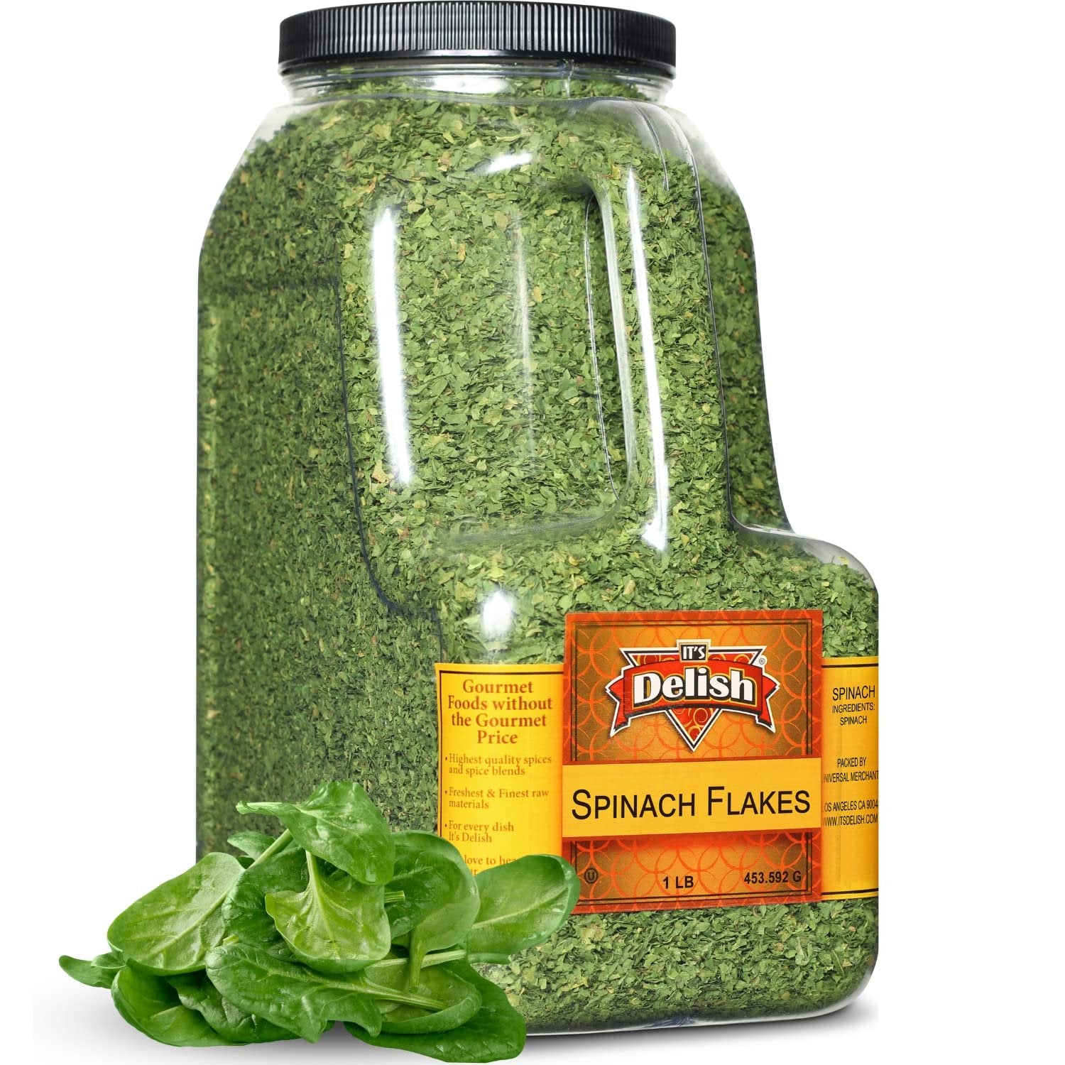 Dried Spinach Flakes — Restaurant Gallon Size - It's Delish
