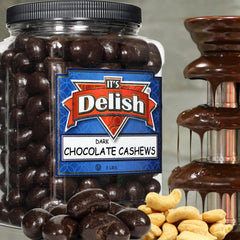 Sugar Free Dark Chocolate Cashews — Jumbo Jar - It's Delish (photo 6)