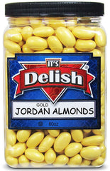 Yellow Gold Jordan Almonds — Jumbo Jar - It's Delish (photo 2)