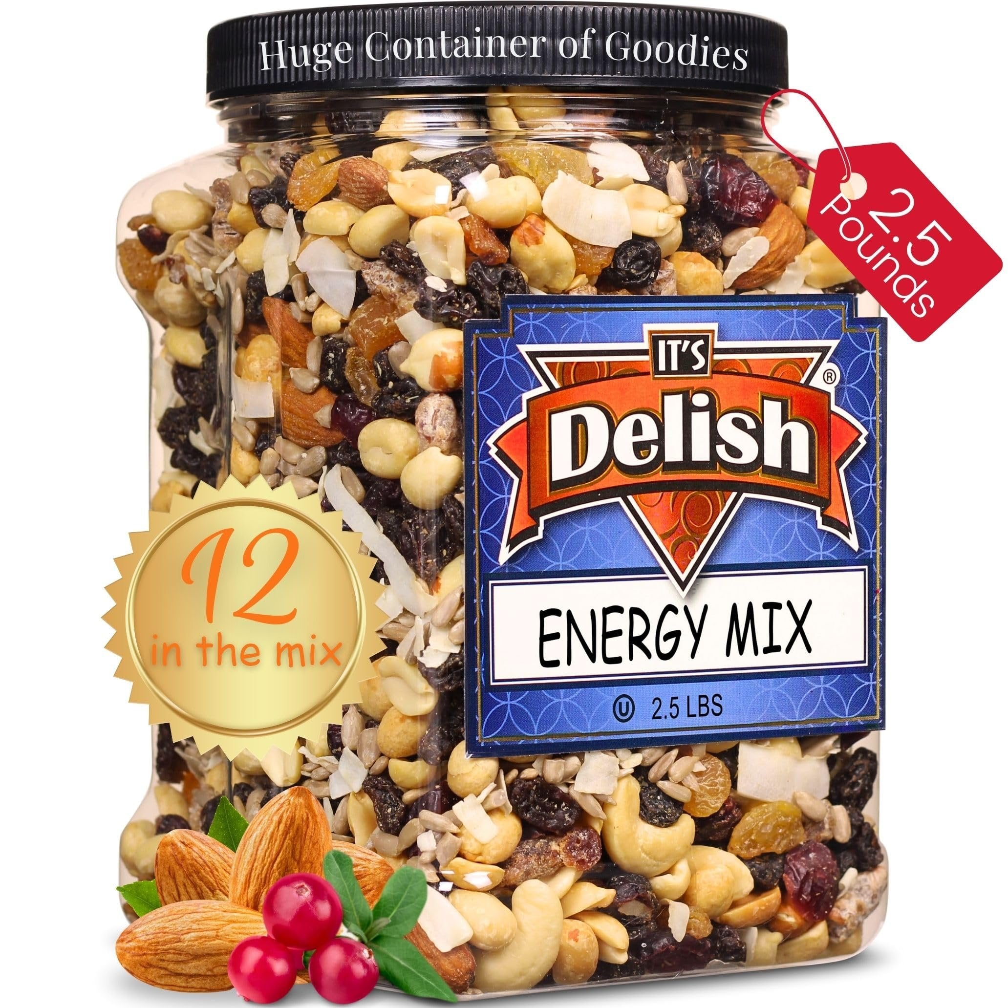 Energy Mix Trail Mix — Jumbo Jar - It's Delish