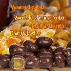Milk Chocolate Covered Dried Mango Jumbo Jar - It's Delish (photo 5)