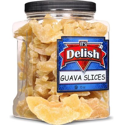 Dried Guava Slices — Jumbo Jar - It's Delish