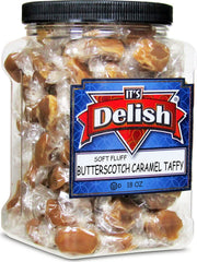 Butterscotch Caramel Taffy — Jumbo Jar - It's Delish