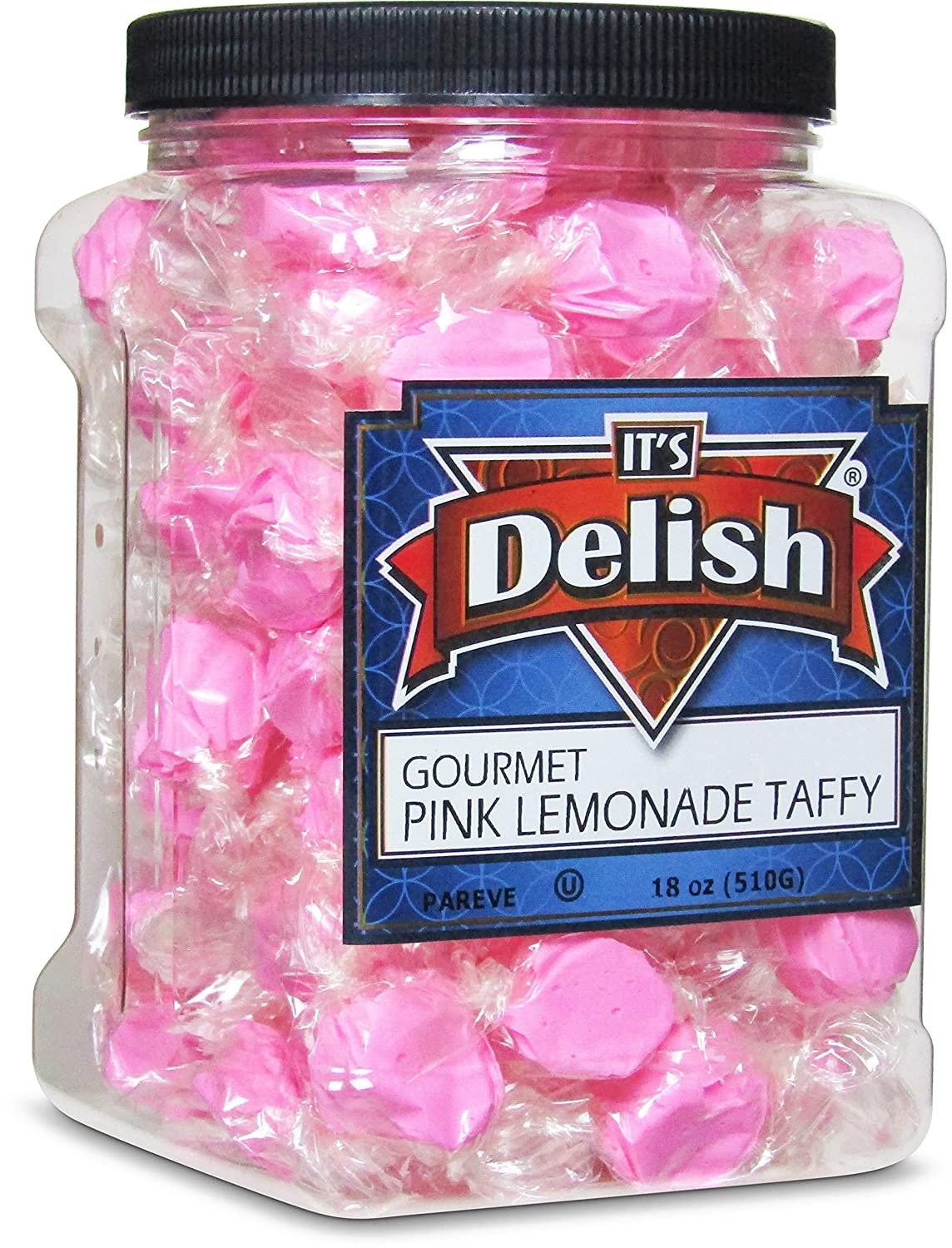 Pink Lemonade Taffy Chews — Jumbo Jar - It's Delish