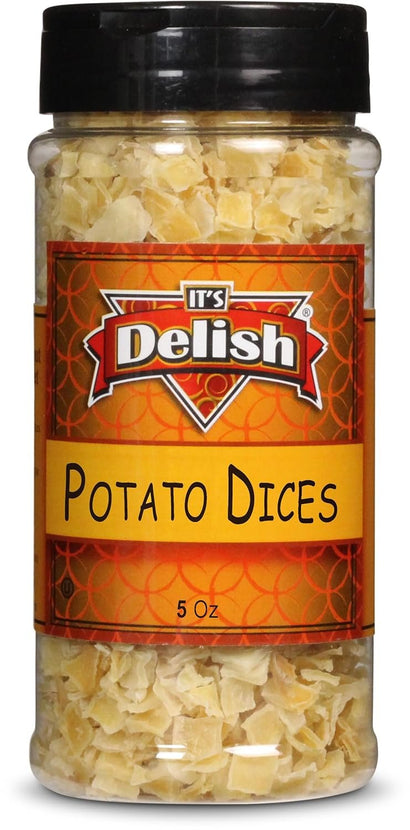Dehydrated Potato Dices Medium Jar - It's Delish