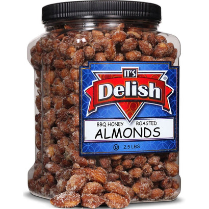 BBQ Honey Roasted Almonds — Jumbo Jar - It's Delish