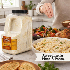 Garlic Salt 6 LBS Bulk Restaurant Gallon Jug with Handle - It's Delish (photo 3)