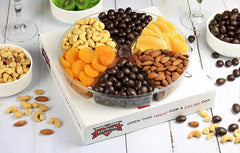 Holiday Chocolate, Nuts & Dried Fruit Assortment Gift Tray 6-Pt - It's Delish (photo 5)