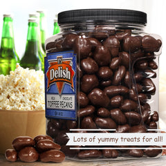 Milk Chocolate Toffee Coated Pecans — Jumbo Jar - It's Delish (photo 6)