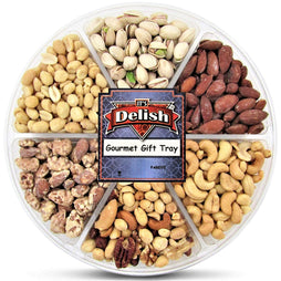 Fancy Nut Variety 6-Section Gift Tray - It's Delish