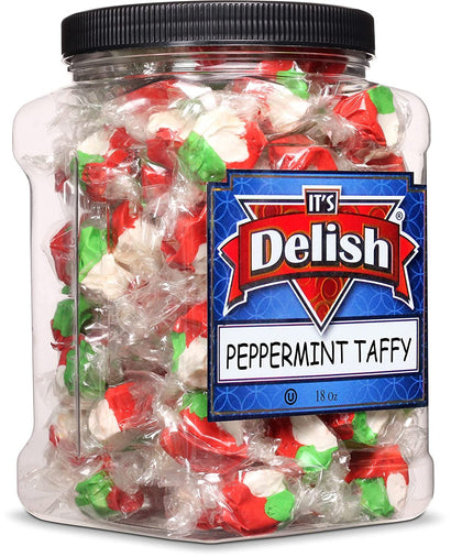 Peppermint Taffy — Jumbo Jar - It's Delish