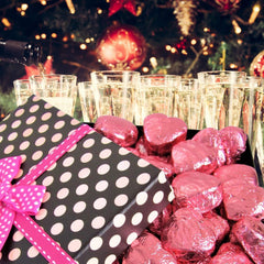 Valentine's Chocolate Raspberry Crème Hearts — Polka Dot Gift Box - It's Delish (photo 2)