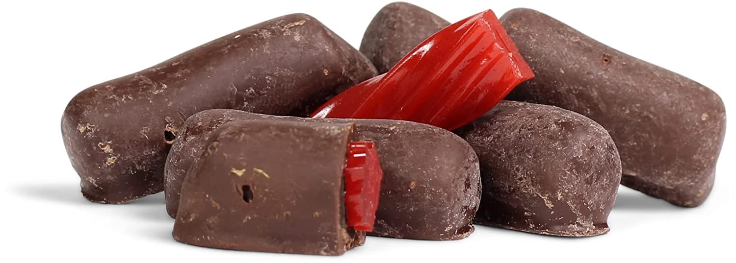 Chocolate Covered Strawberry Licorice Bits - It's Delish