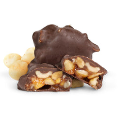 Chocolate Caramel Rice Crispies Clusters — Red Gift Box - It's Delish (photo 2)