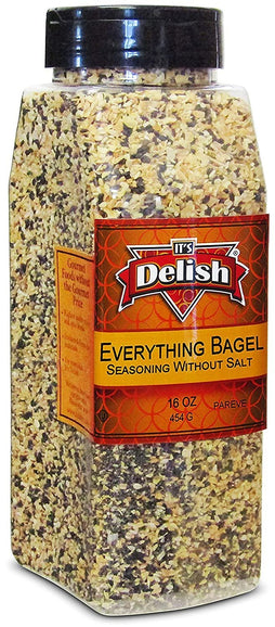 Everything Bagel Seasoning Blend with No Salt - It's Delish