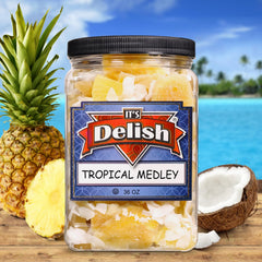 Tropical Mixed Dried Fruit Medley Jumbo Jar - It's Delish (photo 3)