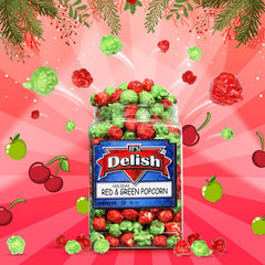 Holiday Red & Green Popcorn — Jumbo Jar - It's Delish (photo 2)