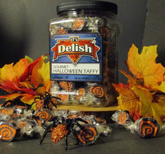 Halloween Black & Orange Cream Taffy Chews — Jumbo Jar - It's Delish (photo 4)