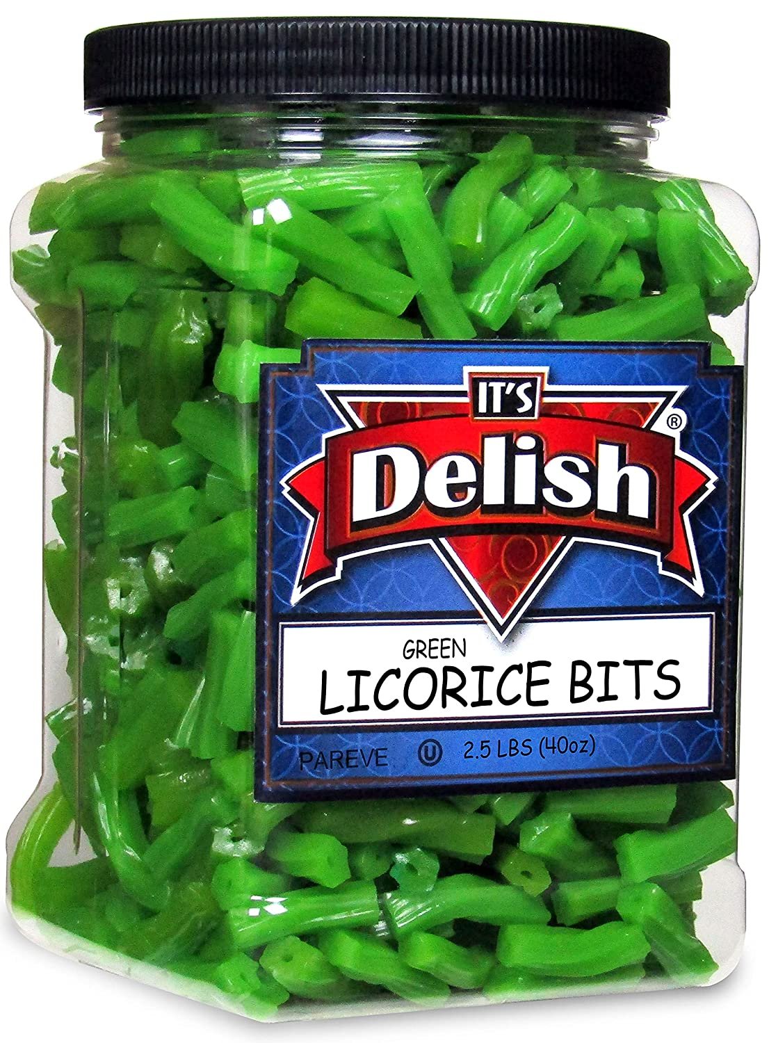 Green Apple Licorice Bits — Jumbo Jar - It's Delish