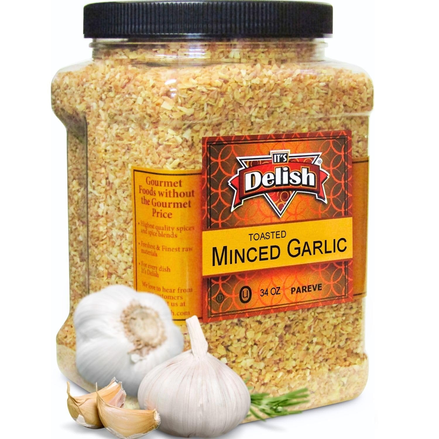 Dried Minced Garlic — Jumbo Jar - It's Delish