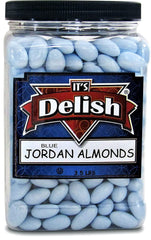 Blue Jordan Almonds — Jumbo Jar - It's Delish