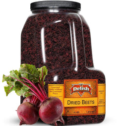 Dehydrated Beet Dices 4 LBS Gallon Jug with Handle - It's Delish