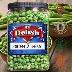 Roasted Salted Green Peas Snack — Jumbo Jar - It's Delish (photo 4)
