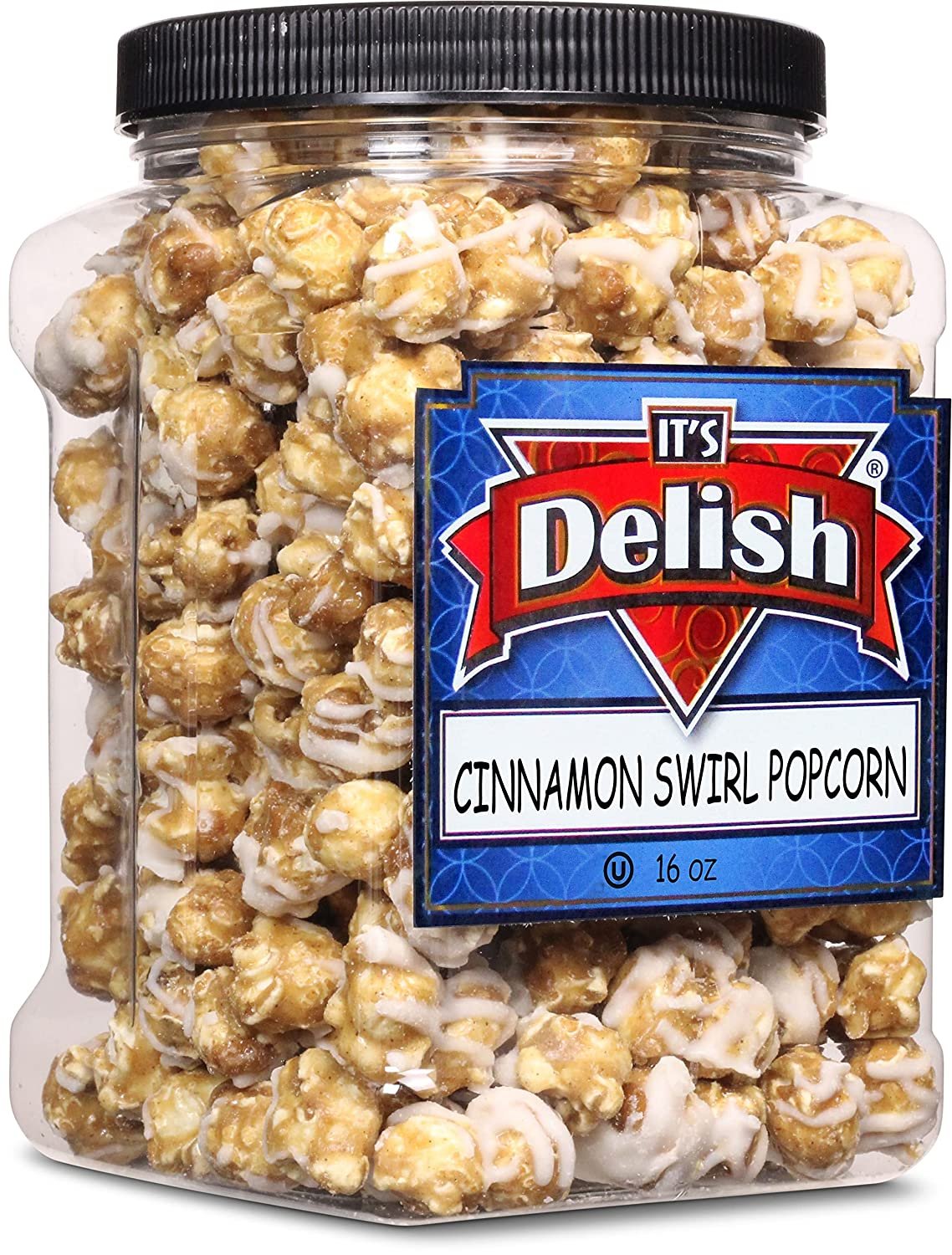 Cinnamon Swirl Popcorn — Jumbo Jar - It's Delish