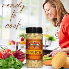 Dehydrated Potato Dices Medium Jar - It's Delish (photo 5)