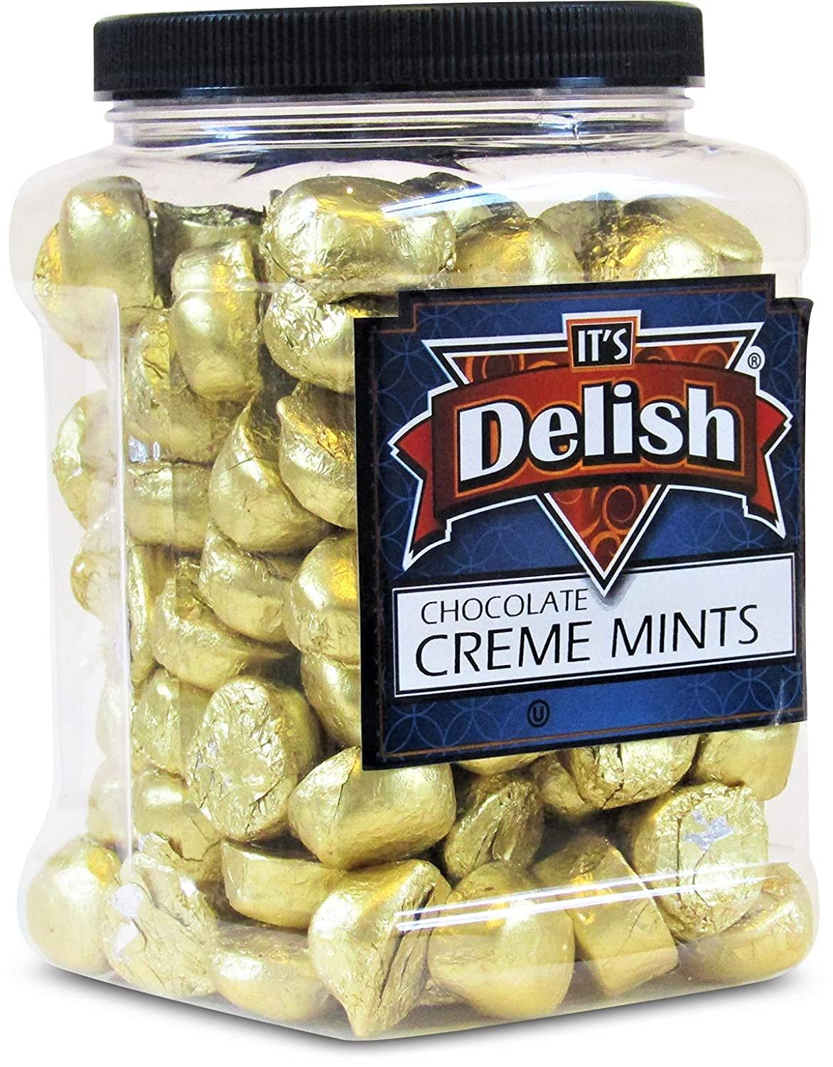 Chocolate Creme Mints - Jumbo Jar - It's Delish