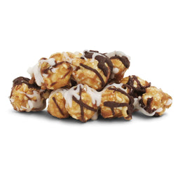 Chocolate Drizzle Zigzag Popcorn - It's Delish