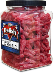 Sweet & Sour Strawberry Licorice Bits — Jumbo Jar - It's Delish (photo 3)