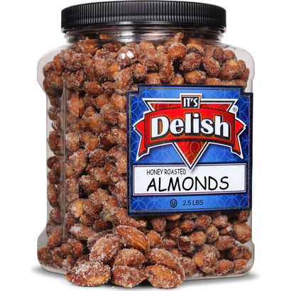 Honey Roasted Almonds — Jumbo Jar - It's Delish