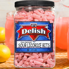Sweet & Sour Pink Lemonade Licorice Bits — Jumbo Jar - It's Delish (photo 2)