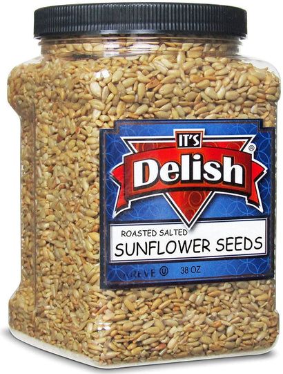 Roasted Salted Sunflower Seeds — Jumbo Jar - It's Delish
