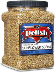 Roasted Salted Sunflower Seeds — Jumbo Jar - It's Delish