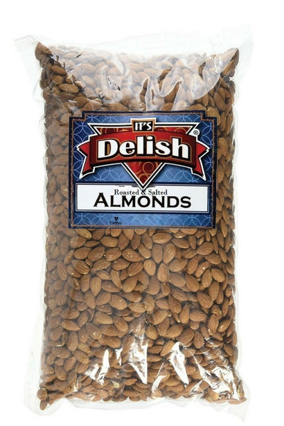 Roasted & Salted Almonds with Sea Salt - It's Delish