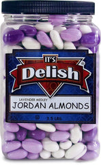 Lavender, Purple & White Jordan Almonds Medley — Jumbo Jar - It's Delish (photo 3)