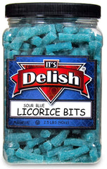 Sour Blueberry Licorice Bits — Jumbo Jar - It's Delish (photo 2)