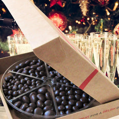 Gourmet White & Dark Chocolate Nuts Gift Tray 6-Pt - It's Delish (photo 2)
