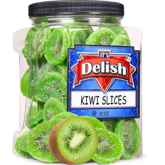 Dried Kiwi Slices Jumbo Jar - It's Delish